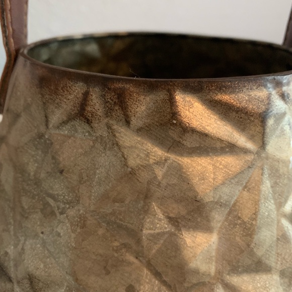 Galvanized tin basket - Picture 3 of 4